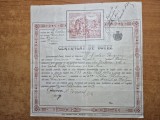 certificat de botez - din septembrie 1917