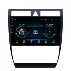 Navigatie Auto Multimedia cu GPS Audi A6 C5 (1997 - 2004), Android, Display 9 inch, 2GB RAM + 32 GB ROM, Internet, 4G, Aplicatii, Waze, Wi-Fi, USB, Bl