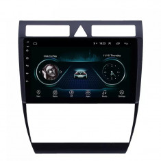 Navigatie Auto Multimedia cu GPS Audi A6 C5 (1997 - 2004), Android, Display 9 inch, 2GB RAM + 32 GB ROM, Internet, 4G, Aplicatii, Waze, Wi-Fi, USB, Bl