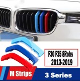 Set ornamente plastic grila fata compatibil BMW seria 3 2013 - 2019 F30 F31 8b