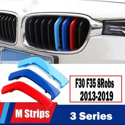 Set ornamente plastic grila fata compatibil BMW seria 3 2013 - 2019 F30 F31 8b foto