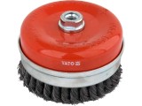 Perie Cupa 125Mm, Prindere M14, Cu Toroane Din Otel Inoxidabil