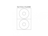 Etichete 2CD/A4 diam117 100/cutie
