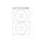 Etichete 2CD/A4 diam117 100/cutie
