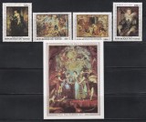 Ciad 1978 - 400 de ani de la nașterea lui Peter Paul Rubens, Serie + Colita, MNH, Nestampilat
