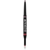 Buxom FLIP SIDE DUAL-ENDED EYELINER &amp; SHADOW Crema umbre ochi si linii in creion culoare Burgundy Bestie 0.78 g