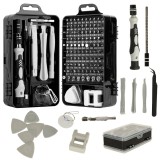 Set Șurubelnițe Precizie Salestore.ro&reg; &ndash; 115 Piese, Electronice, Mecanică Fină, Carcasă Plastic, Crom-Vanadiu