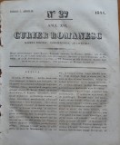 Cumpara ieftin Curier romanesc , gazeta politica , comerciala si literara , nr. 27 din 1844