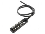 Cutie de conexiuni M8 PIN: 3 1m soclu 3A -20&divide;80&deg;C IP67 IN: 8