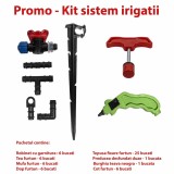Set accesorii pentru furtun irigare prin picurare, multiple piese incluse