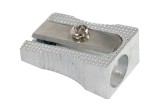 Ascutitoare Metalica Dubla ErichKrause Ferro, 8 si 11 mm, Corp Aluminiu, Lama Durabila