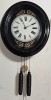 Ceas taranesc cu pendul si 2 greutati