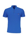 Cumpara ieftin Tricou polo barbati, cu mini logo brodat, Regular fit, Albastru inchis, S