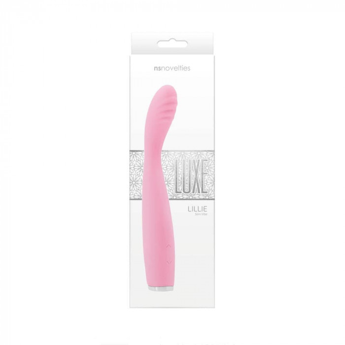 Lillie - Vibrator punct G, roz, 18.7 cm