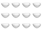 Set boluri, 12 piese, 310 ml, Sticla, Transparent