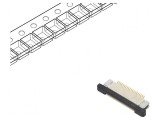 Conector FFC/FPC 20 PIN F32Q cu Contacte Superioare ZIF SMT 50V