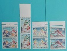 TIMBRE ROM&Acirc;NIA LP 1445/1997 -SPORTURI NEOLIMPICE -SERIE IN PERECHE - MNH