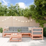 VidaXL Set mobilier relaxare grădină, 6 piese, lemn masiv Douglas