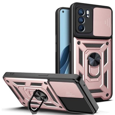 Husa pentru Oppo Reno6 5G - Techsuit CamShield Series - Rose Gold foto