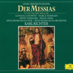 Handel: Der Messias (In Deutscher Sprache) | Gundula Janowitz, Marga Hoeffgen, Ernst Haefliger, Munchener Bach-Chor, Munchener Bach-Orchester, Karl Ri