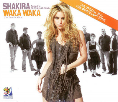 CD maxi-single Shakira Feat Freshlyground &amp;lrm;&amp;ndash; Waka Waka - This Time For Africa foto