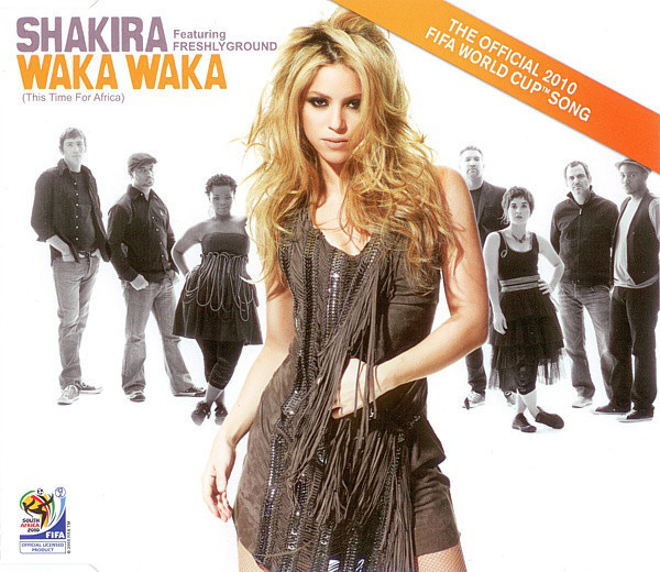 CD maxi-single Shakira Feat Freshlyground &lrm;&ndash; Waka Waka - This Time For Africa