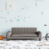 VidaXL Canapea pentru copii, gri taupe, 90x53x30 cm, material textil