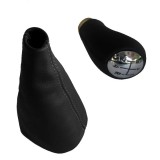 Set nuca cu manson schimbator viteze MARTI-NIK 15 compatibil cu RENAULT Clio 3 2005-2012, 5 viteze, piele