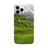 Husa compatibila cu Apple iPhone 13 Pro Max model Transylvania village,Silicon, Tpu, Viceversa, Transparent, Carcasa