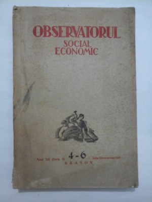 Observatorul social economic - Institutul de cercetari economice si sociale, 1945 foto