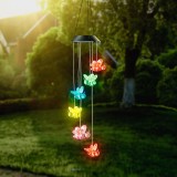 Lampa Solara Suspendata Albinute LED RGB, 78cm, Gradina, Decor Exterior, IP44