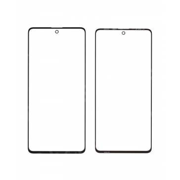 Geam sticla cu OCA Samsung Galaxy A71 SM-A715 Negru Service Pack foto