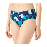 Slip de baie pentru femei Sloggi Flower Horn Mid Waist, Bikini albastru, M - OUTLET