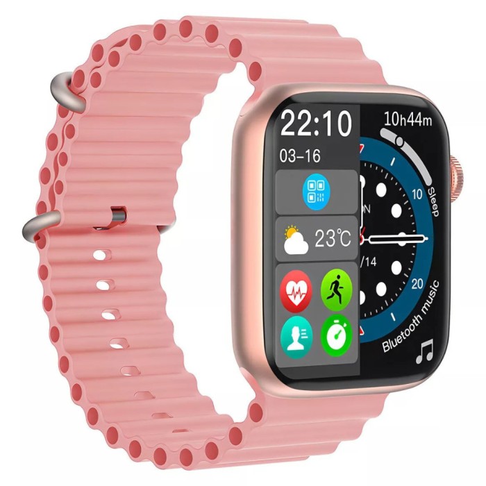 Ceas Smartwatch Inteligent si Bratara Fitness BIRAI&reg; X10 Pro 3, Ecran curbat, Android si IOS, NFC, TFT Full Touch, Slim, Apeluri, Microfon, Difuzor, N