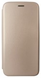Husa tip carte cu stand Forcell Elegance aurie pentru Huawei Y7 2018 / Y7 Prime 2018