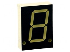 Afișaj LED 7 segmente 20,32mm 0,8 verde anodizat