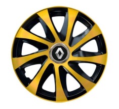 Set 4 capace roti Drift extra gold R15 pentru gama auto Renault foto