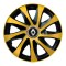 Set 4 capace roti Drift extra gold R15 pentru gama auto Renault