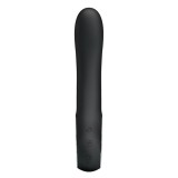 Pretty Love Alston - Vibrator din silicon, negru, 20 cm