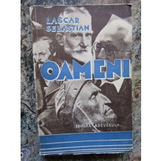 Lascar Sebastian / Oameni : portrete literare (ed.interbelica)