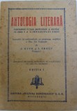 ANTOLOGIA LITERARA - CUPRINZAND LECTURA PARTICULARA A ELEVILOR DE CLASA I A GIMNAZIULUI UNIC de J. BYCK si I. CRETU , 1947