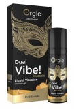 Gel de stimulare cu aroma GEL DUAL VIBE! - KISSABLE - PINA COLADA - 15ML, Orgie