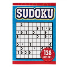 Carte Sudoku, Fără Brand, A5, 80 File, 138 Puzzle-uri