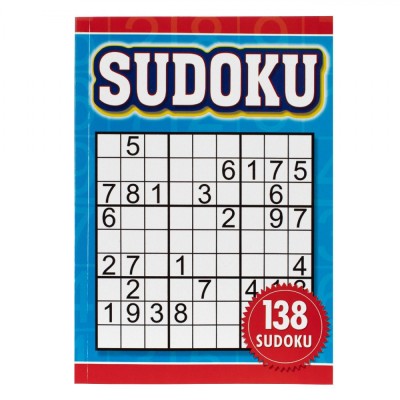 Carte Sudoku, Fără Brand, A5, 80 File, 138 Puzzle-uri foto