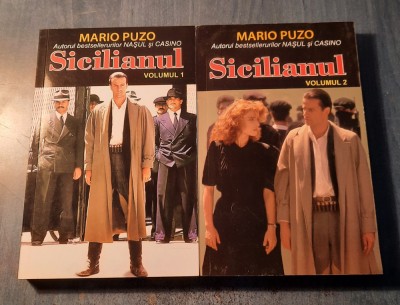 Sicilianul Mario Puzo 2 volume foto
