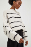 Cumpara ieftin Answear Lab pulover de lana culoarea bej, călduros