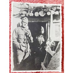 Fotografie, doi militari perioada interbelica