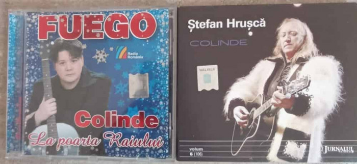 2 CD-URI COLINDE ROMANESTI: FUEGO, STEFAN HRUSCA