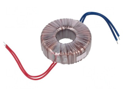 Transformator Toroidal 100VA 230V AC 12V 8.33A Cabluri foto