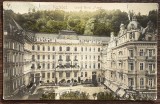 (232) CARTE POSTALA AUSTROUNGARIA - KARLSBAD (KARLOVY VARY, CEHIA) - HOTEL PUPP, Circulata, Printata